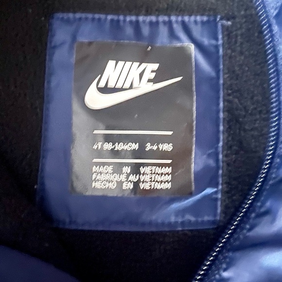 Nike Fleece Lined Jacket 4T - Picture 3 of 5